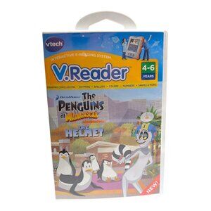 Penguins Of Madagascar Vtech V Reader Cartridge The Helmet Reading Games CIB